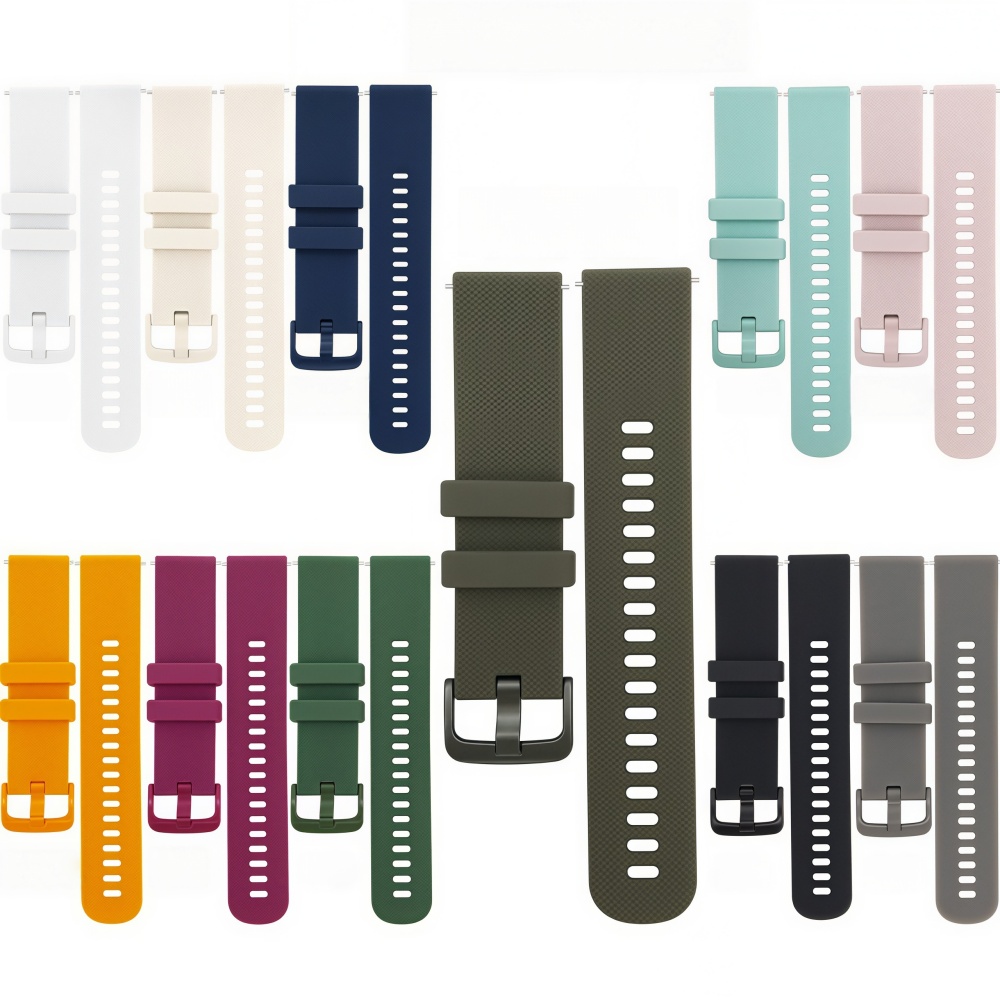 حزام ساعة رياضي من السيليكون س - مراجعة Silicone Watch Band 22Mm وسعره