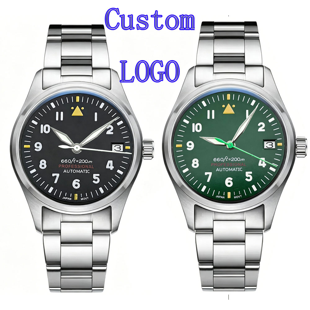 ساعة يد رجالية ميكانيكية أوتوم - مراجعة Stainless Bracelet Diver وسعره