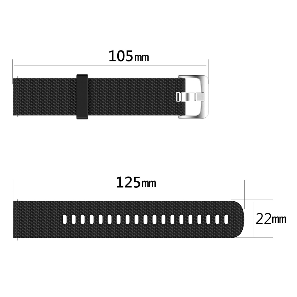 حزام ساعة 22 ملم لساعة سامسونج - مراجعة Silicone Watch Band 22Mm وسعره
