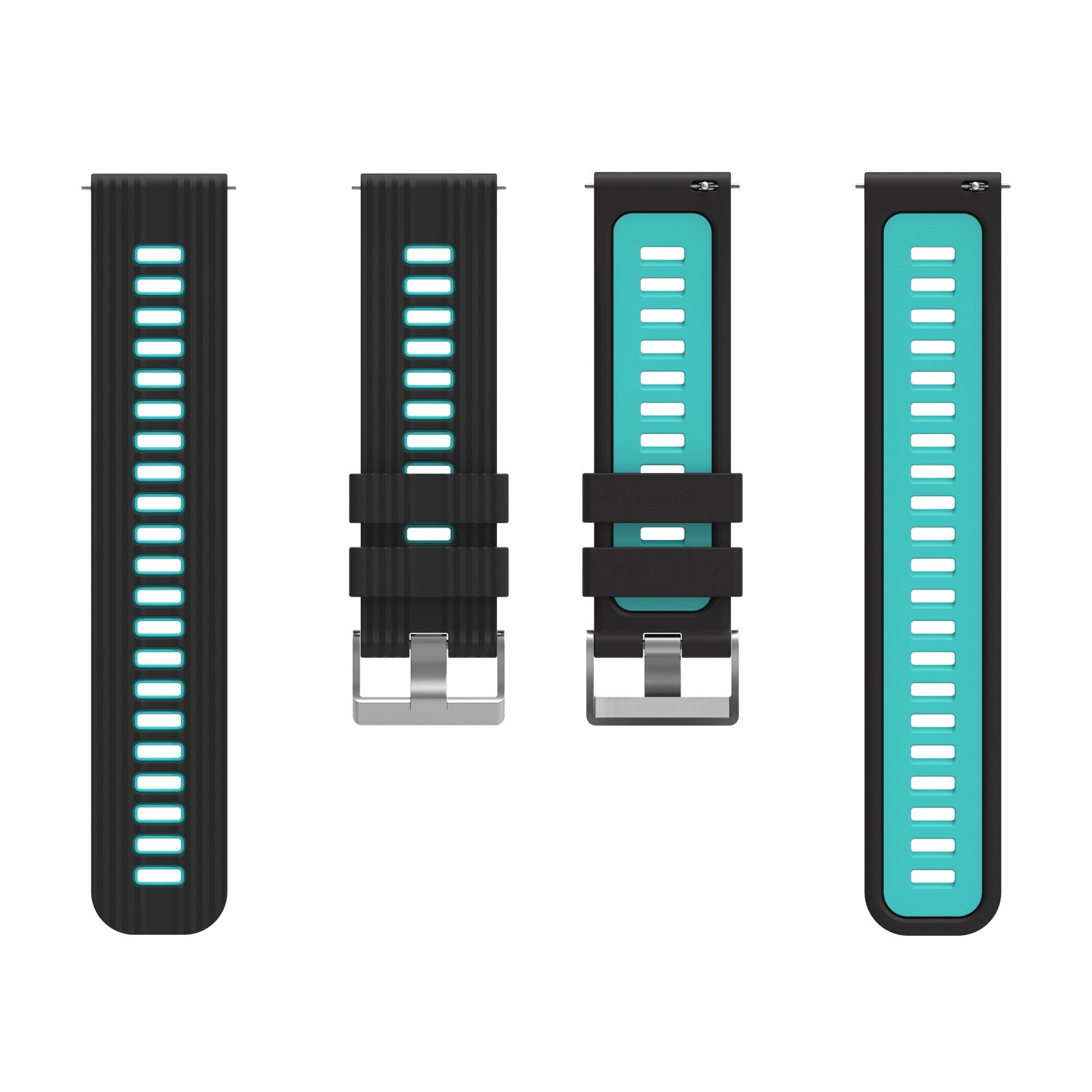 22 مللي متر لينة سيليكون حزام  - مراجعة Silicone Watch Band 22Mm وسعره