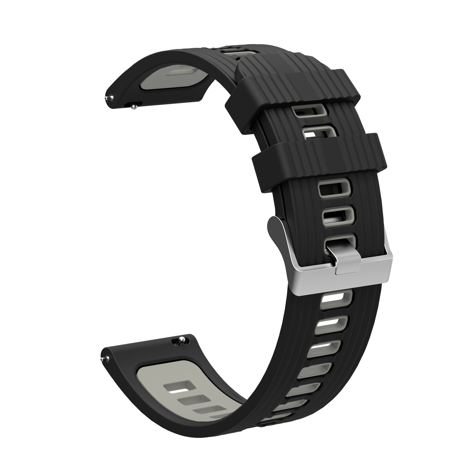 22 مللي متر لينة سيليكون حزام  - مراجعة Silicone Watch Band 22Mm وسعره