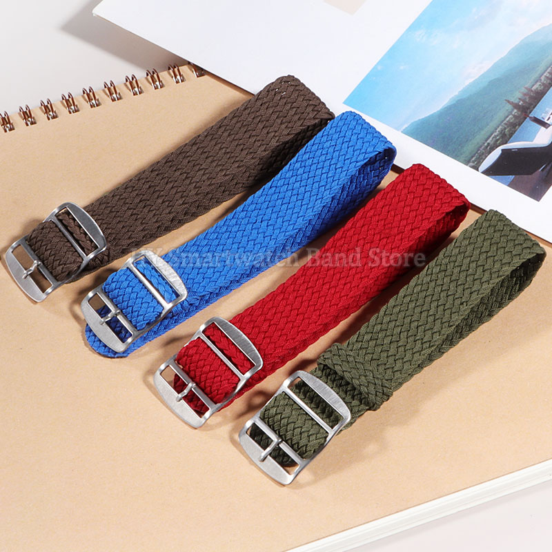حزام ساعة منسوج من النايلون وا - مراجعة Perlon Strap Woven وسعره