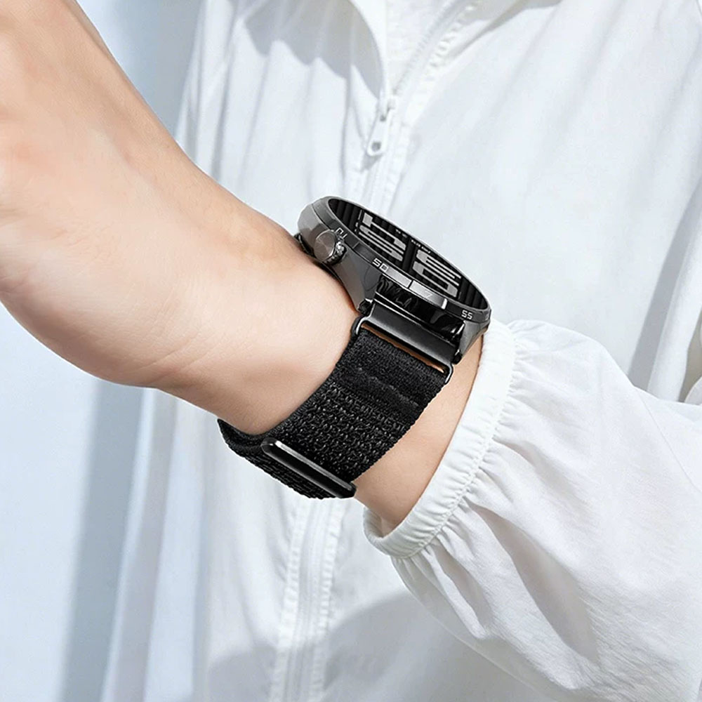 حزام نايلون 20 مم 22 مم لساعات - مراجعة Sport Loop Velcro وسعره