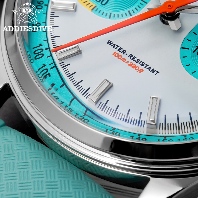 ساعة كرونوغراف متعددة الوظائف  - مراجعة Rubber Strap Diver وسعره