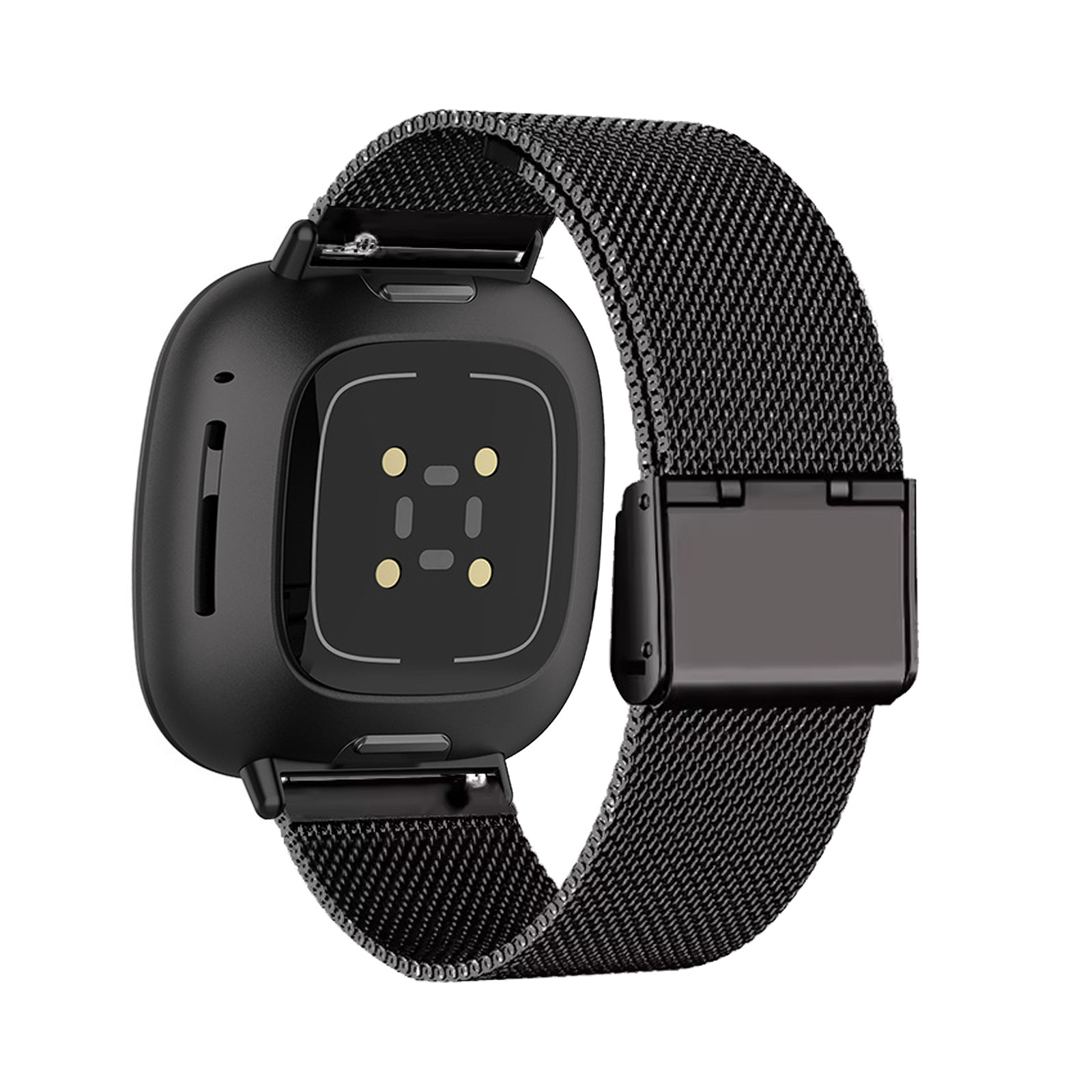 أربطة معدنية لـ Fitbit Versa 4 - مراجعة Mesh Strap Metal وسعره