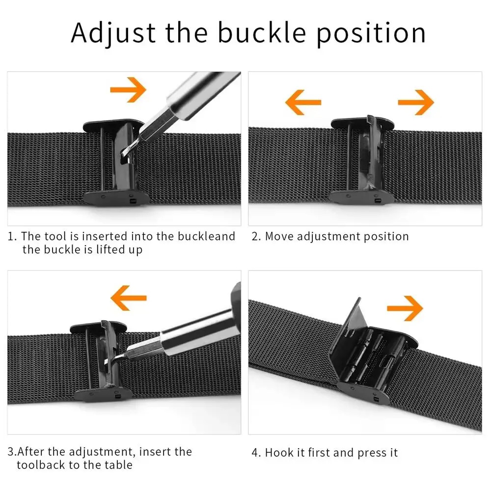 أربطة معدنية لـ Fitbit Versa 4 - مراجعة Mesh Strap Metal وسعره