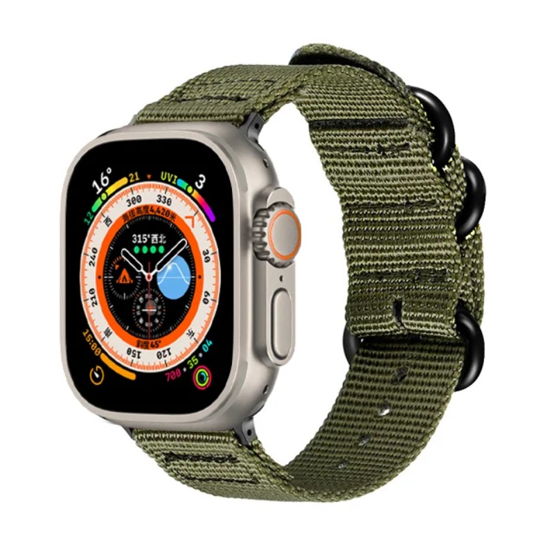 النايلون قماش حزام ل أبل ساعة  - مراجعة Canvas Strap Watch وسعره