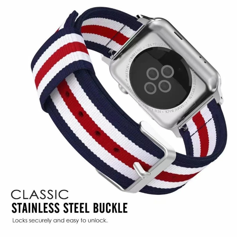 النايلون قماش حزام ل أبل ساعة  - مراجعة Canvas Strap Watch وسعره