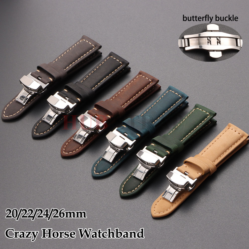 20 مللي متر 22 مللي متر 24 ملل - مراجعة Suede Strap Watch وسعره