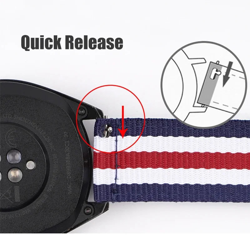 20 مللي متر 22 مللي متر المنسو - مراجعة Nato Strap Nylon وسعره