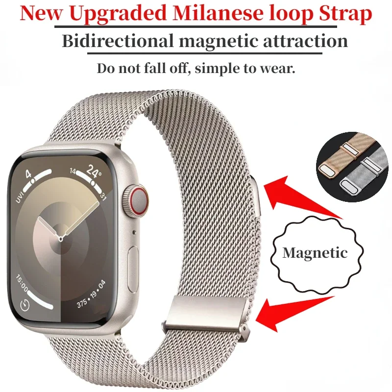 ترقية ميلانو حلقة حزام ل سوار  - مراجعة Milanese Loop Magnetic وسعره