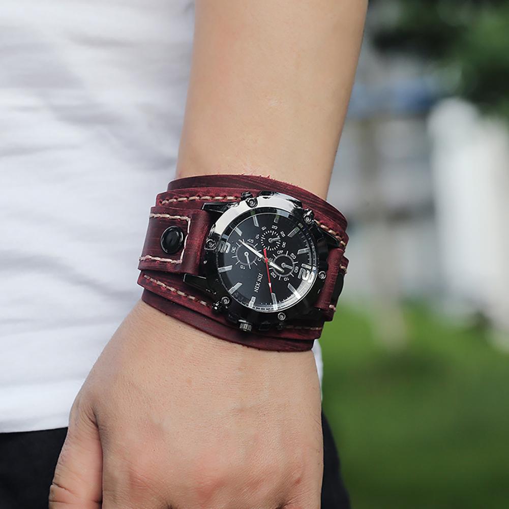 ساعة كوارتز رجالي كلاسيكية بمي - مراجعة Leather Watch Band Men وسعره