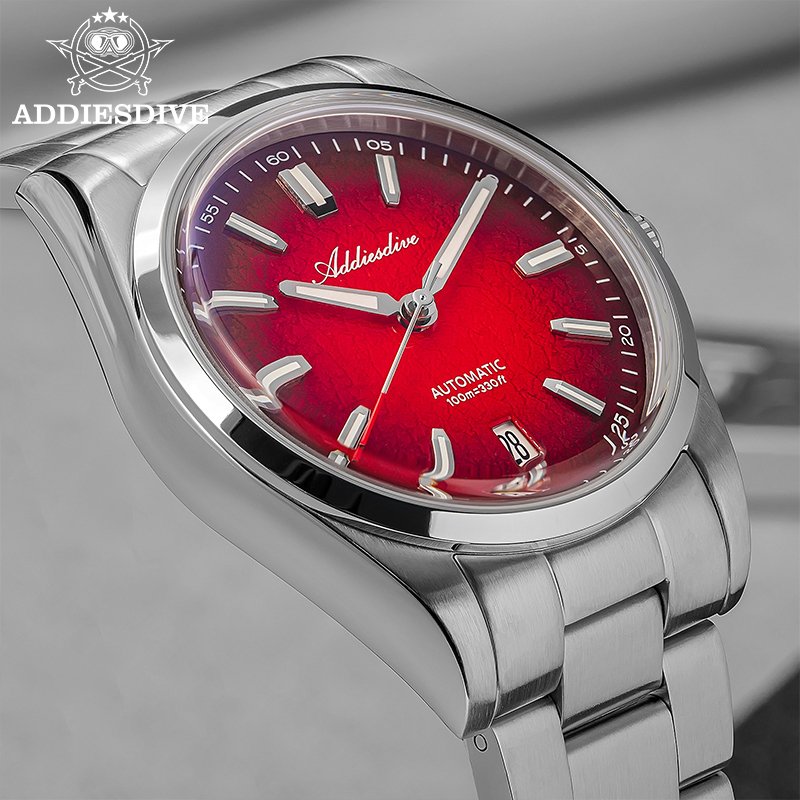 ساعة Addiesdive للهدايا 39 ملل - مراجعة Stainless Bracelet Diver وسعره
