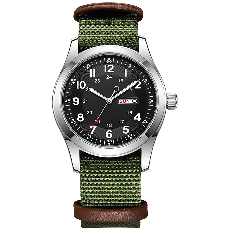ساعة رجالية 2026 بقطر 42 ملم م - مراجعة Canvas Strap Watch وسعره