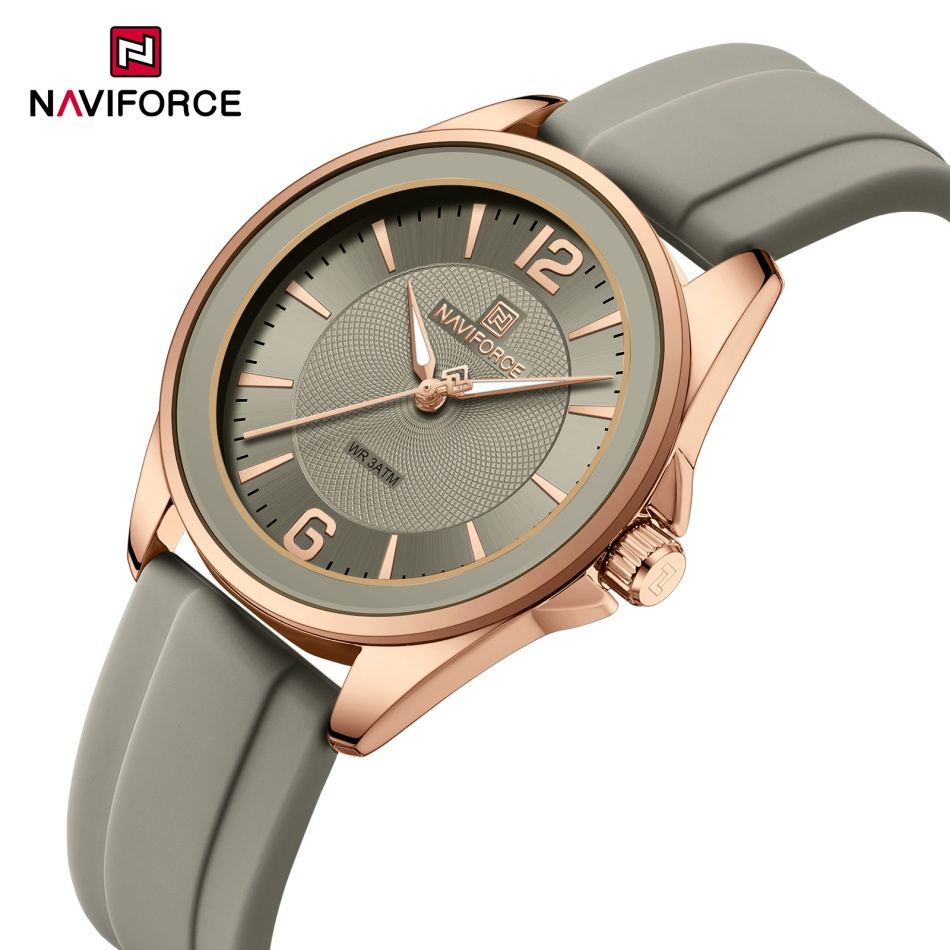 ساعات نسائية جديدة من NAVIFORC - مراجعة Silicone Band Women وسعره