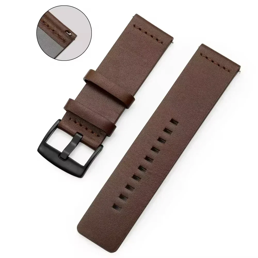 20 مللي متر 22 مللي متر حزام ( - مراجعة Leather Strap Quick Release وسعره