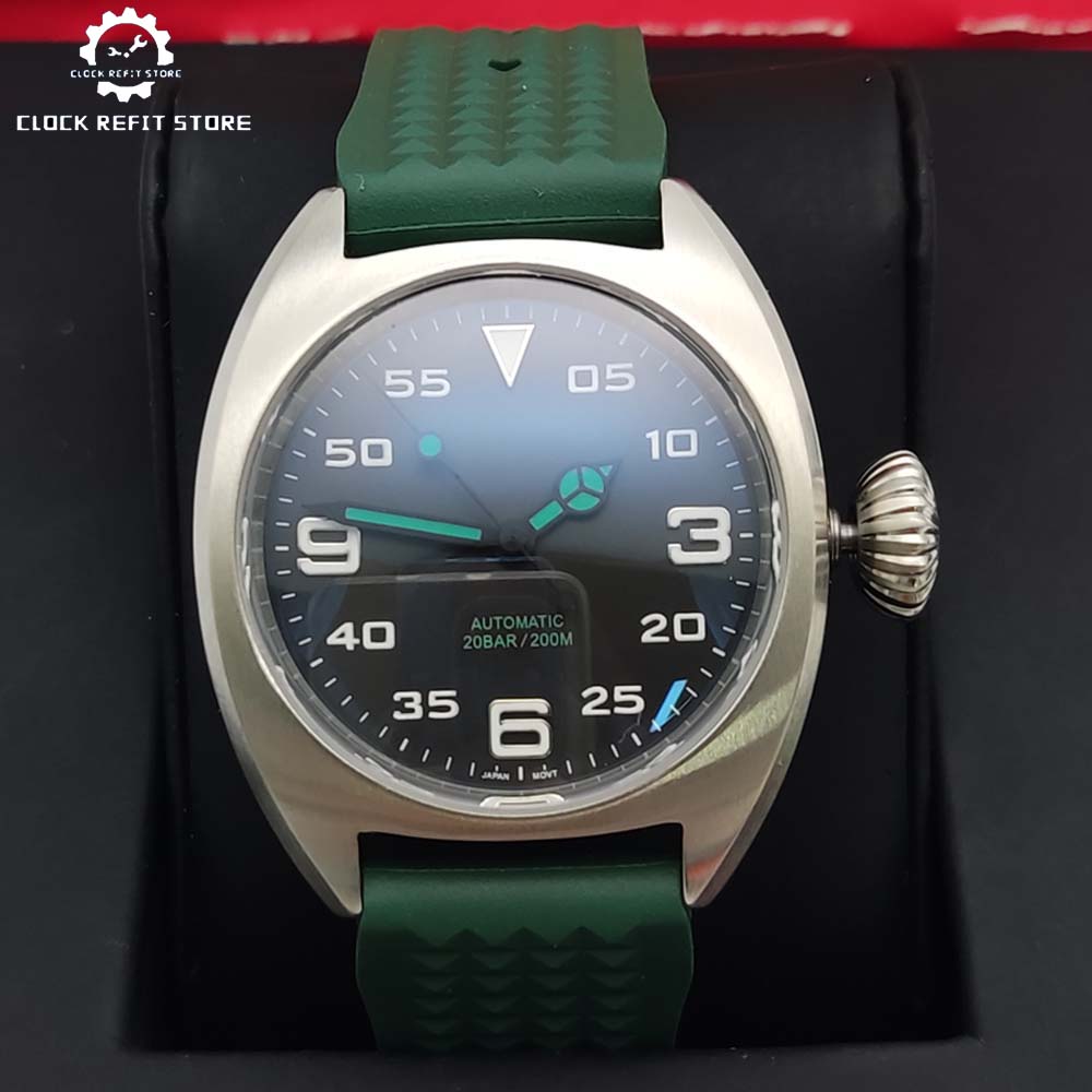 ساعة غوص أنيقة بحركة ذاتية الل - مراجعة Rubber Strap Diver وسعره