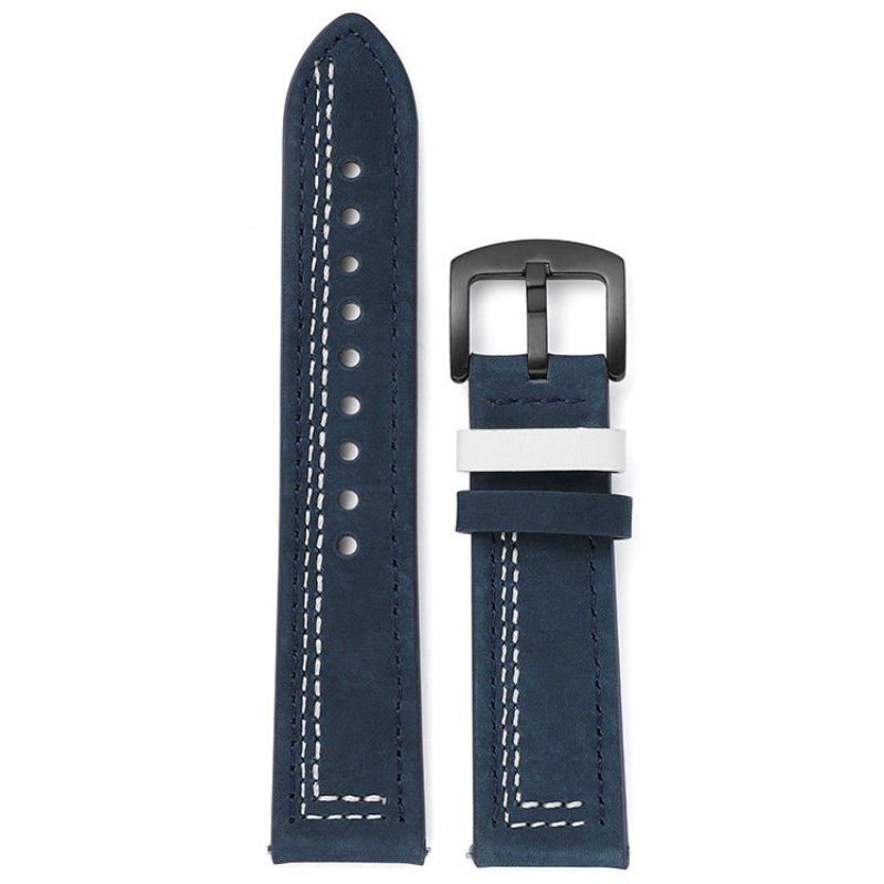 حزام ساعة 18 مم 20 مم 22 مم 24 - مراجعة Leather Strap Quick Release وسعره