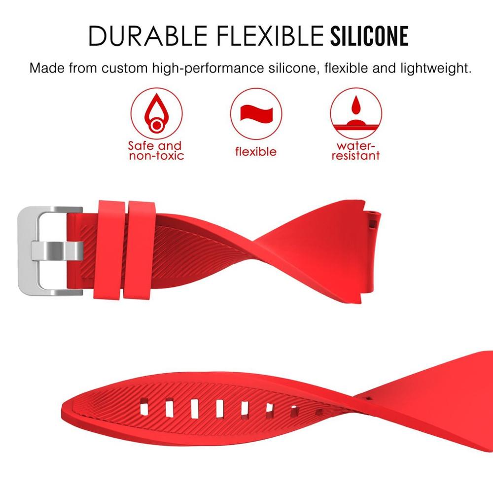 22 مللي متر سيليكون حزام ل Rea - مراجعة Silicone Watch Band 22Mm وسعره