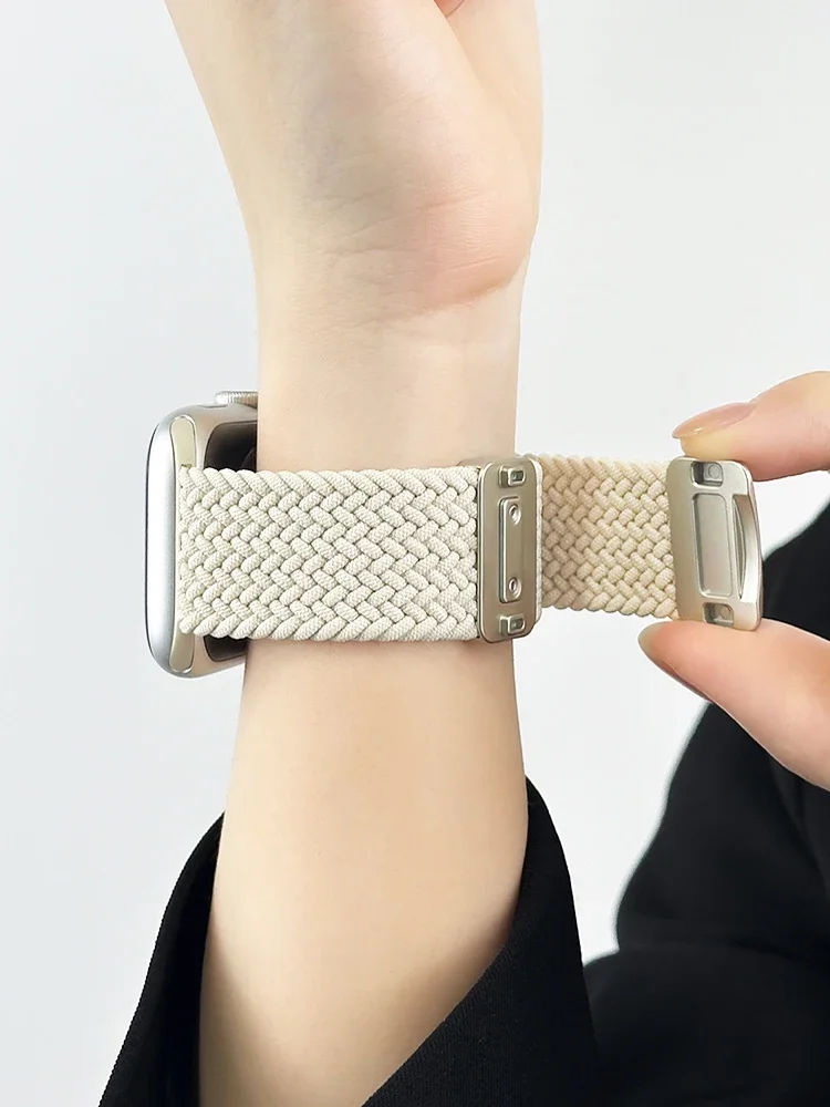 حزام مضفر لساعة أبل 40 مللي مت - مراجعة Milanese Loop Magnetic وسعره