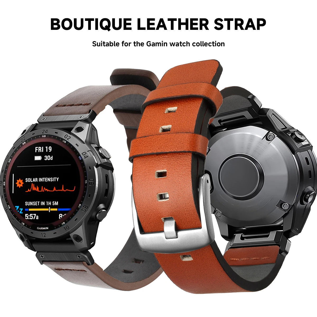 26 مللي متر 22 مللي متر سريعة  - مراجعة Leather Strap Quick Release وسعره