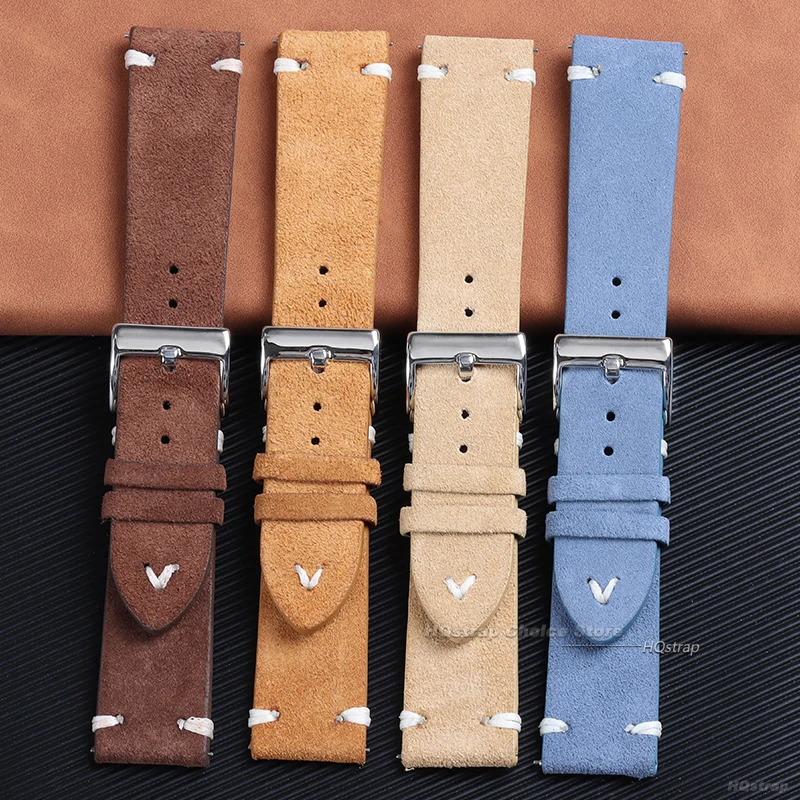 18 مللي متر 20 مللي متر 22 ملل - مراجعة Suede Strap Watch وسعره