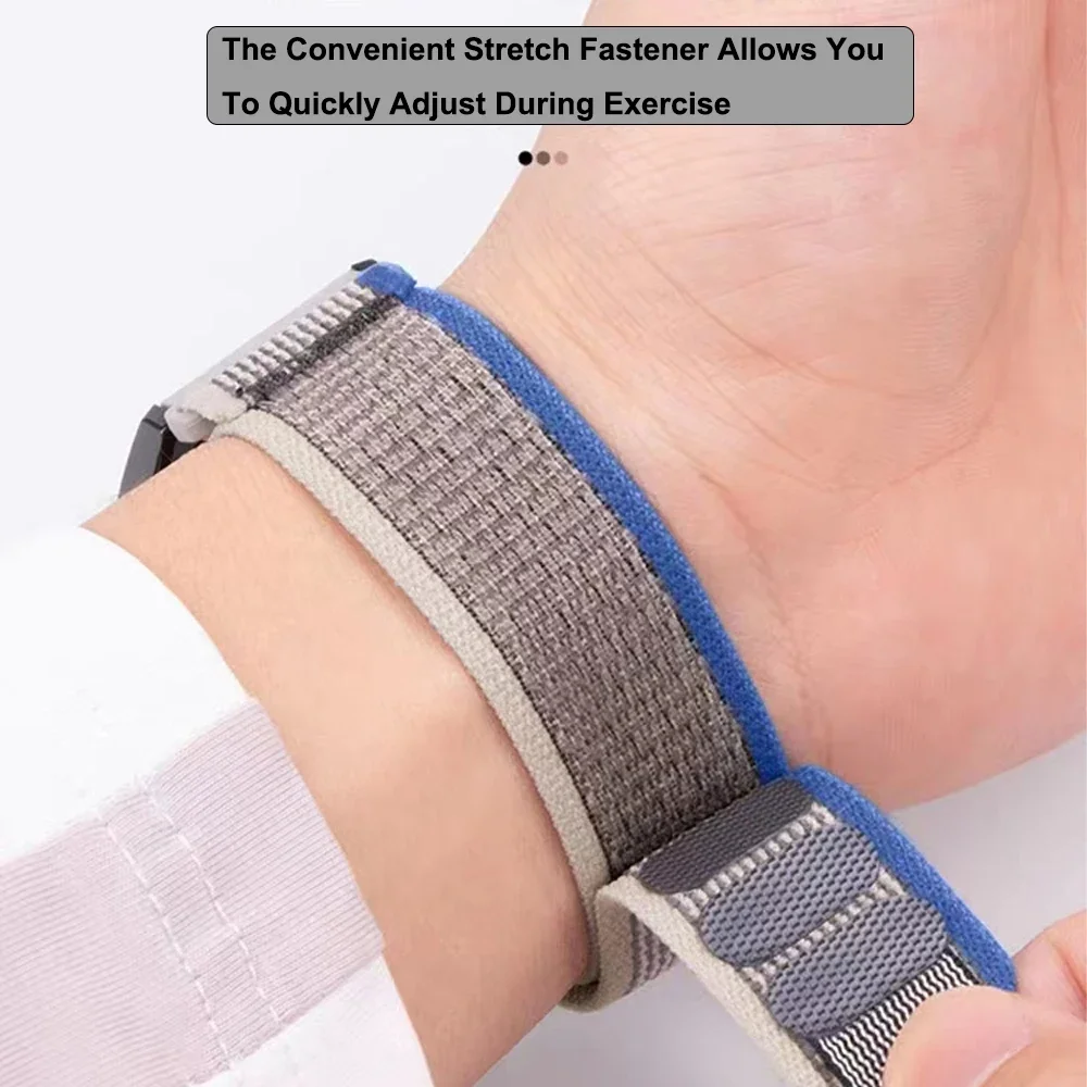20/22 مللي متر درب حلقة حزام ا - مراجعة Sport Loop Velcro وسعره